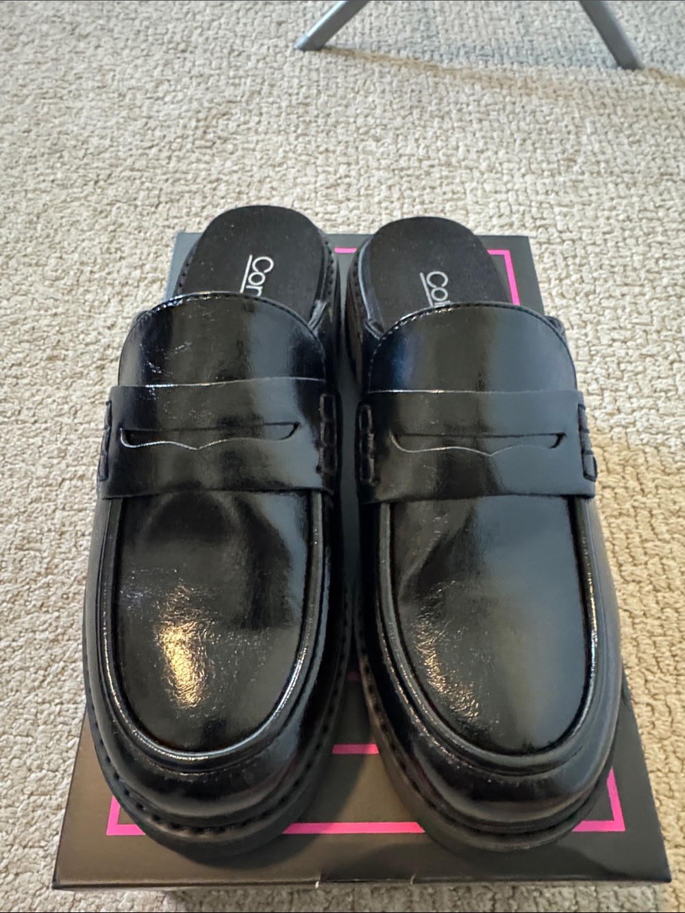 NWT Corkys black get lucky mule size 9